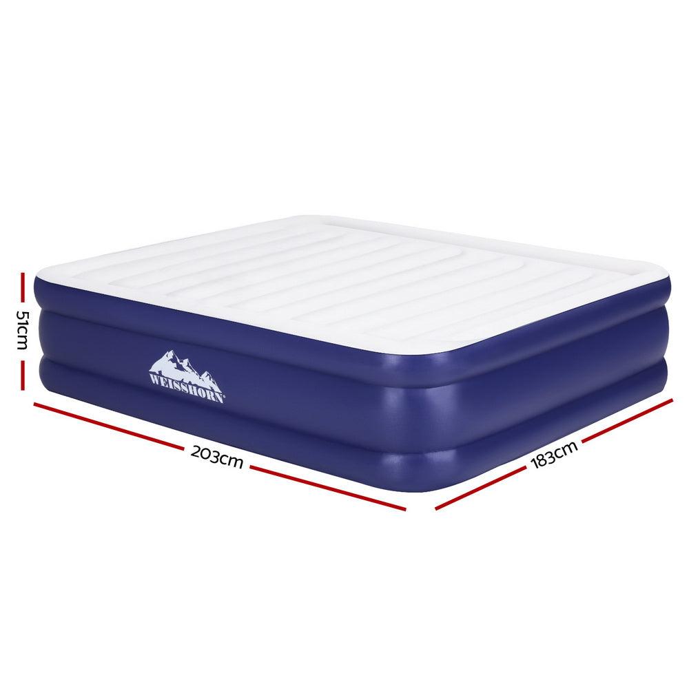 Weisshorn Air Mattress King Inflatable Bed Air bed 51cm - Harrogates