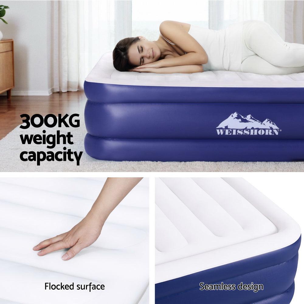 Weisshorn Air Mattress King Inflatable Bed Air bed 51cm - Harrogates