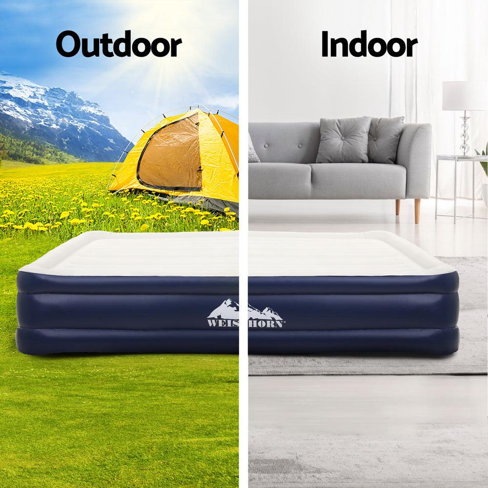 Weisshorn Air Mattress Double Inflatable Bed 46cm Air bed - Harrogates