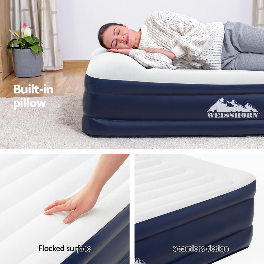 Weisshorn Air Mattress Double Inflatable Bed 46cm Air bed - Harrogates