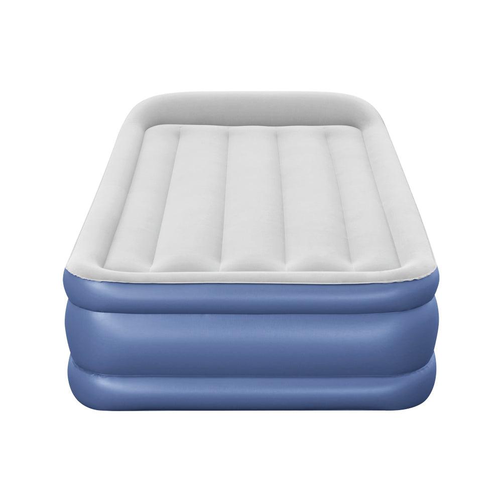 Bestway Air Mattress Inflatable Bed 46cm Airbed Single Blue - Harrogates