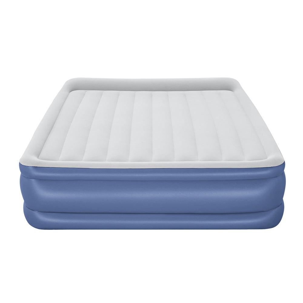 Bestway Air Mattress King Inflatable Bed 56cm Airbed Blue - Harrogates
