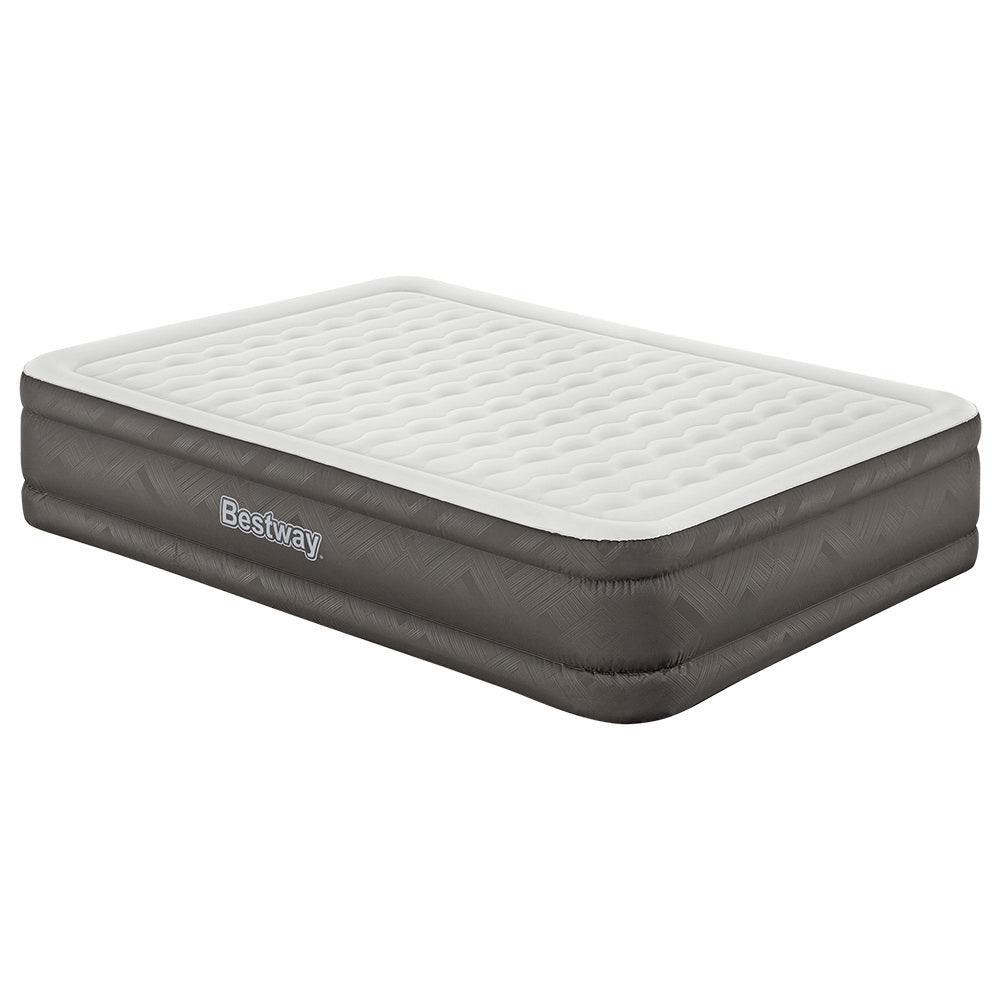 Bestway Air Mattress Queen Inflatable Bed 46cm Airbed Grey - Harrogates