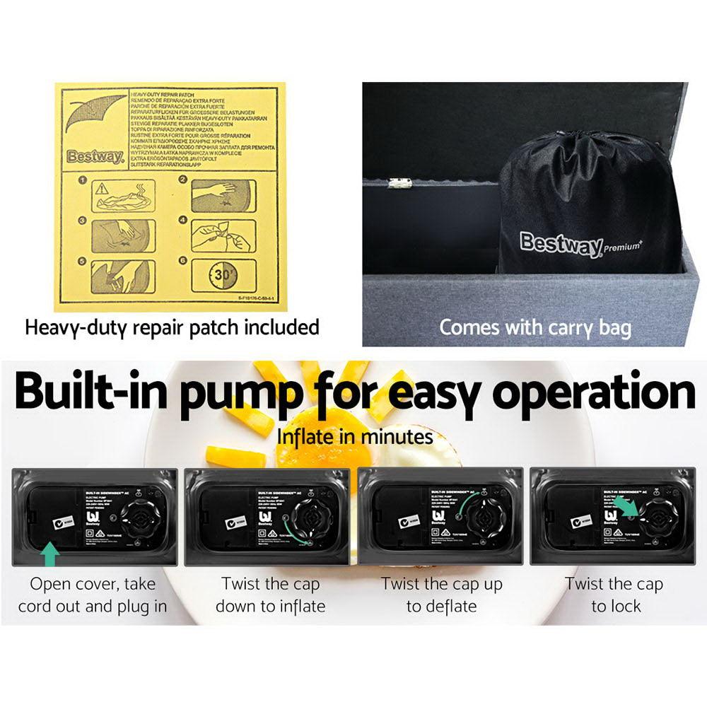 Bestway Air Bed Inflatable Mattress Queen - Harrogates