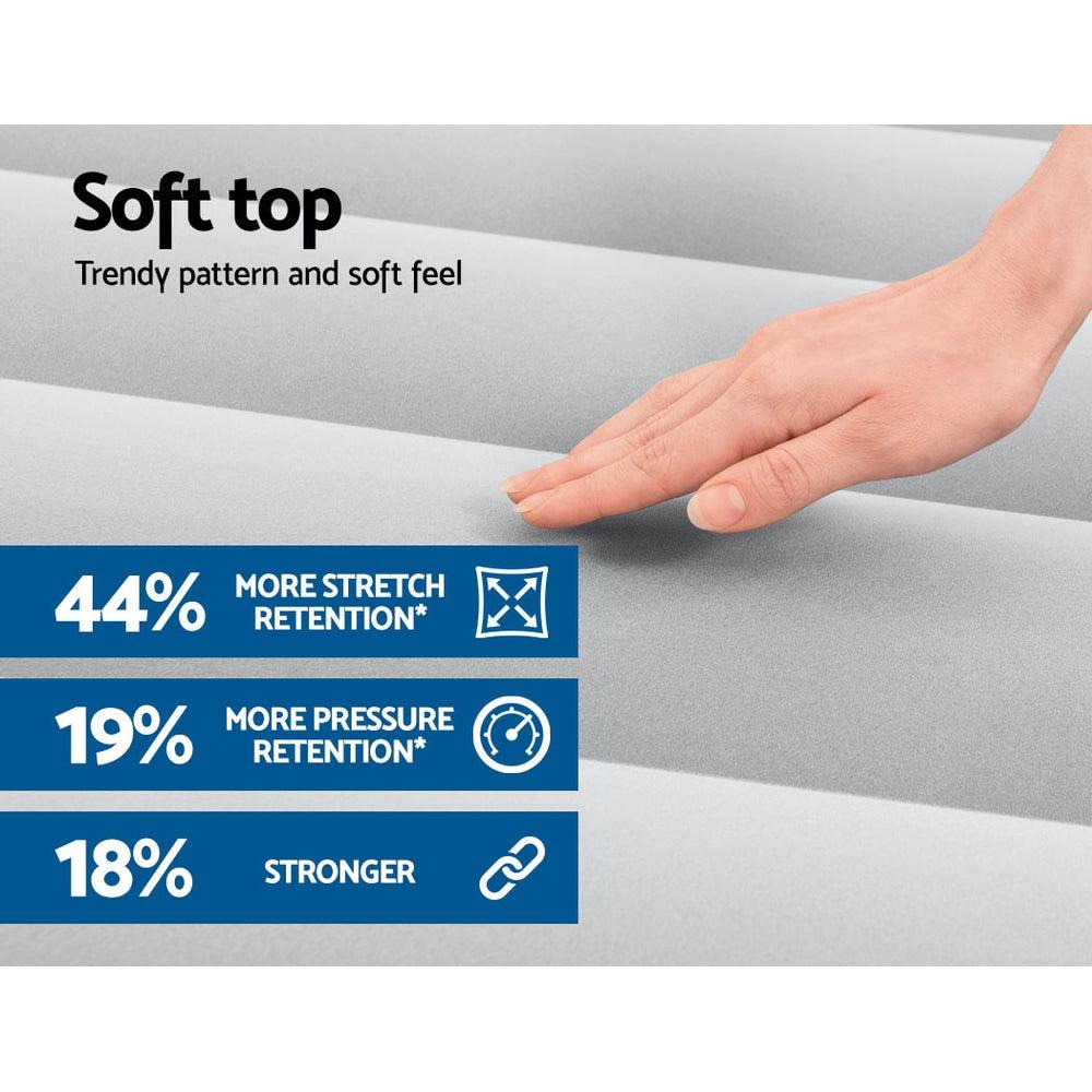 Bestway Air Mattress Queen Inflatable Bed 61cm Airbed Blue - Harrogates