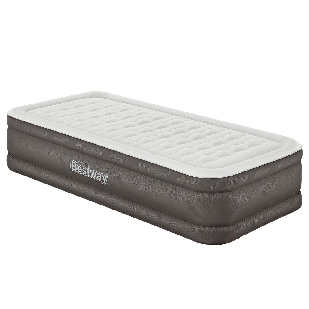 Bestway Air Mattress Single Inflatable Bed 46cm Airbed Grey - Harrogates