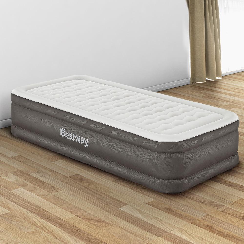 Bestway Air Mattress Single Inflatable Bed 46cm Airbed Grey - Harrogates