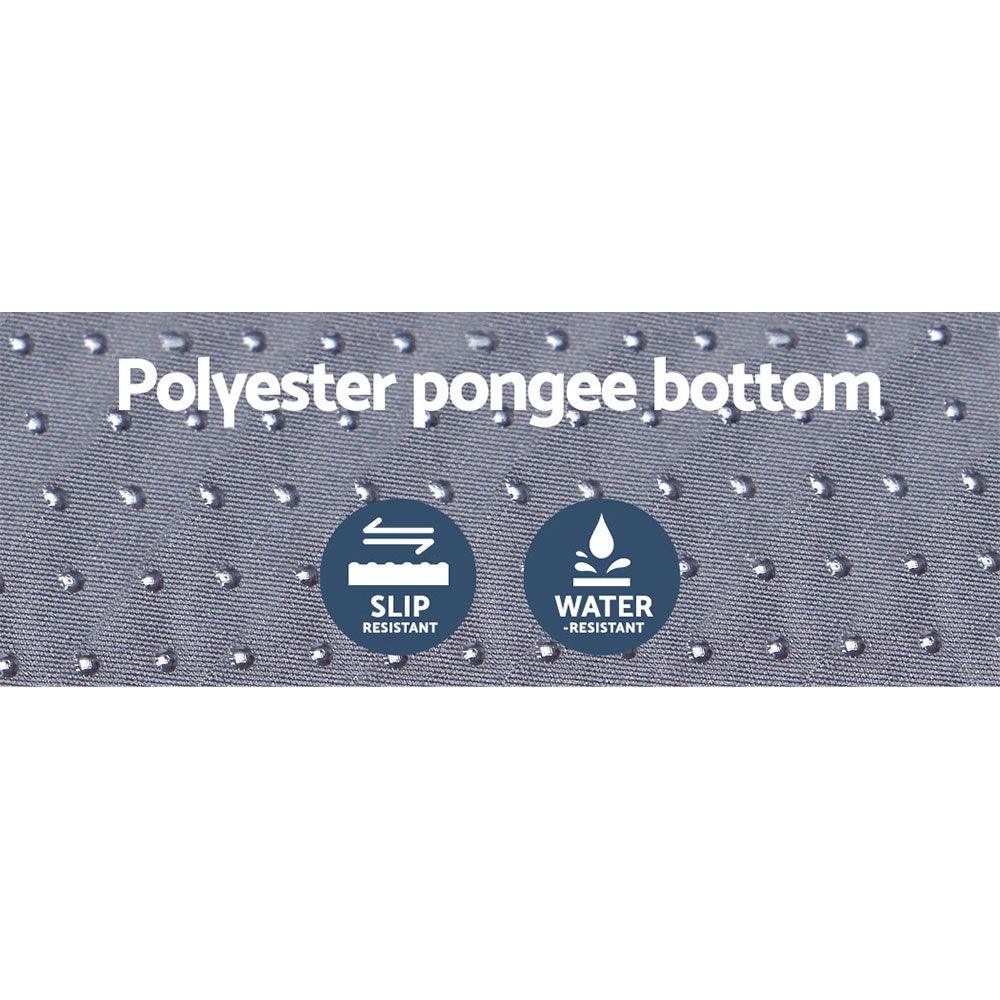 Weisshorn Self Inflating Mattress Camping Sleeping Mat Air Bed Pad Single Grey - Harrogates