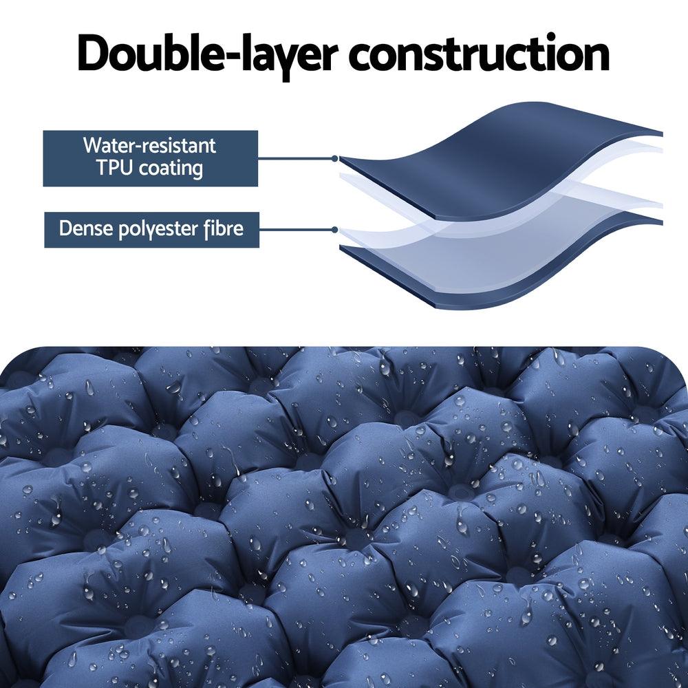 Weisshorn Self Inflating Mattress Camping Sleeping Mat Air Bed Single Pillow Bag - Harrogates