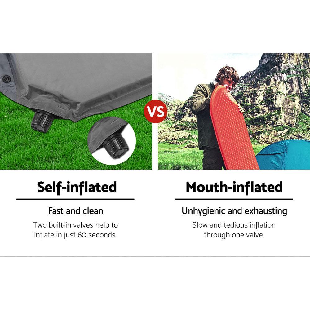 Weisshorn Self Inflating Mattress - Grey - Harrogates