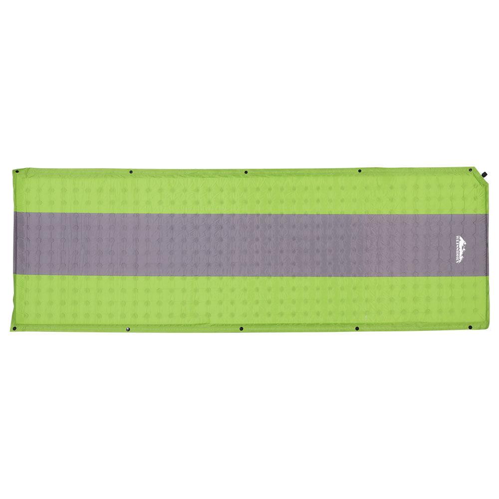 Weisshorn Self Inflating Mattress Camping Sleeping Mat Air Bed Pad Single Green - Harrogates