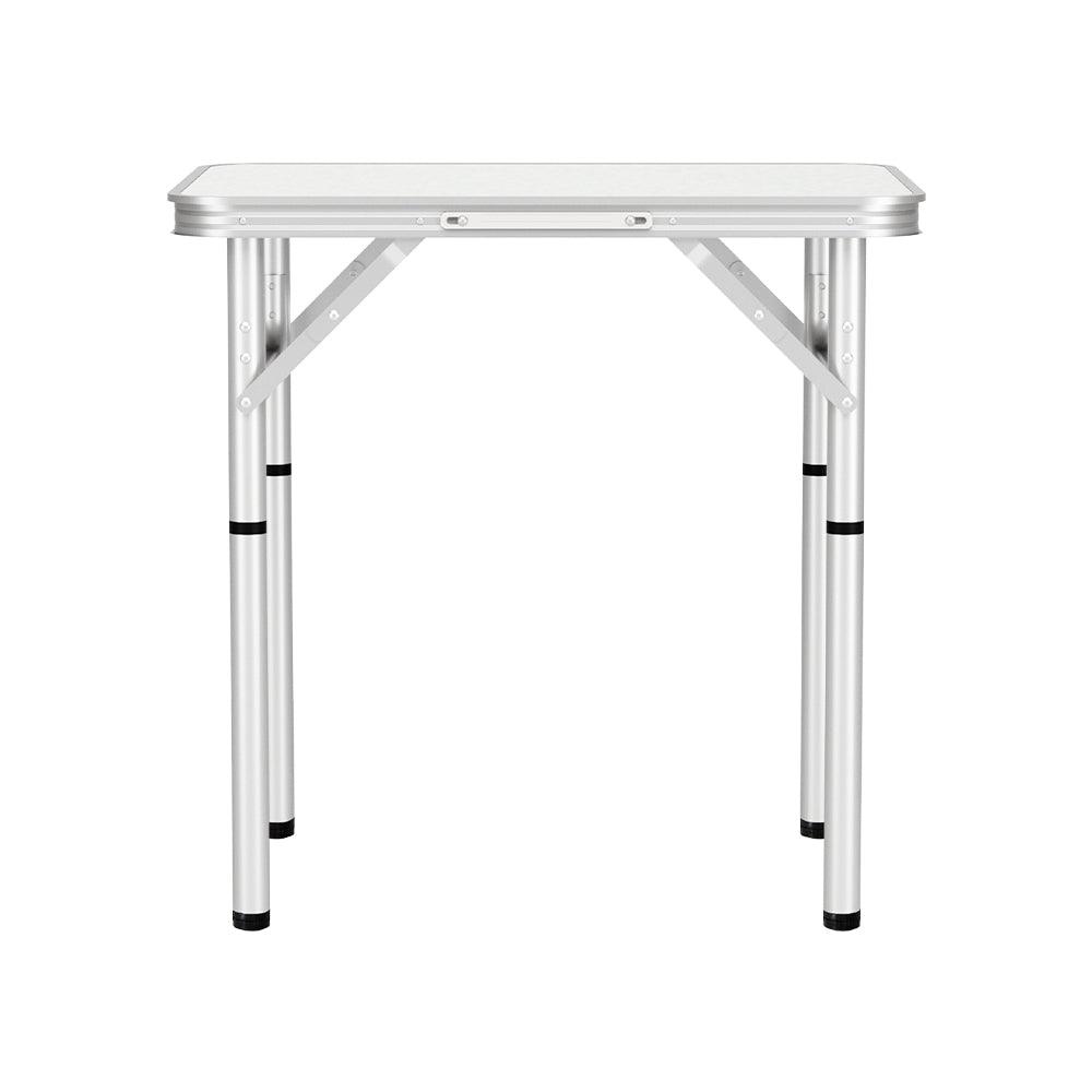 Weisshorn Folding Camping Table 60CM Adjustable Portable Outdoor Picnic Desk - Harrogates