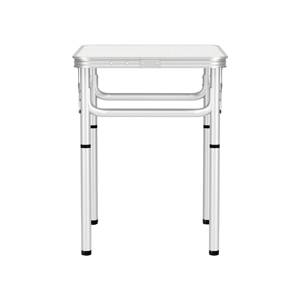 Weisshorn Folding Camping Table 60CM Adjustable Portable Outdoor Picnic Desk - Harrogates