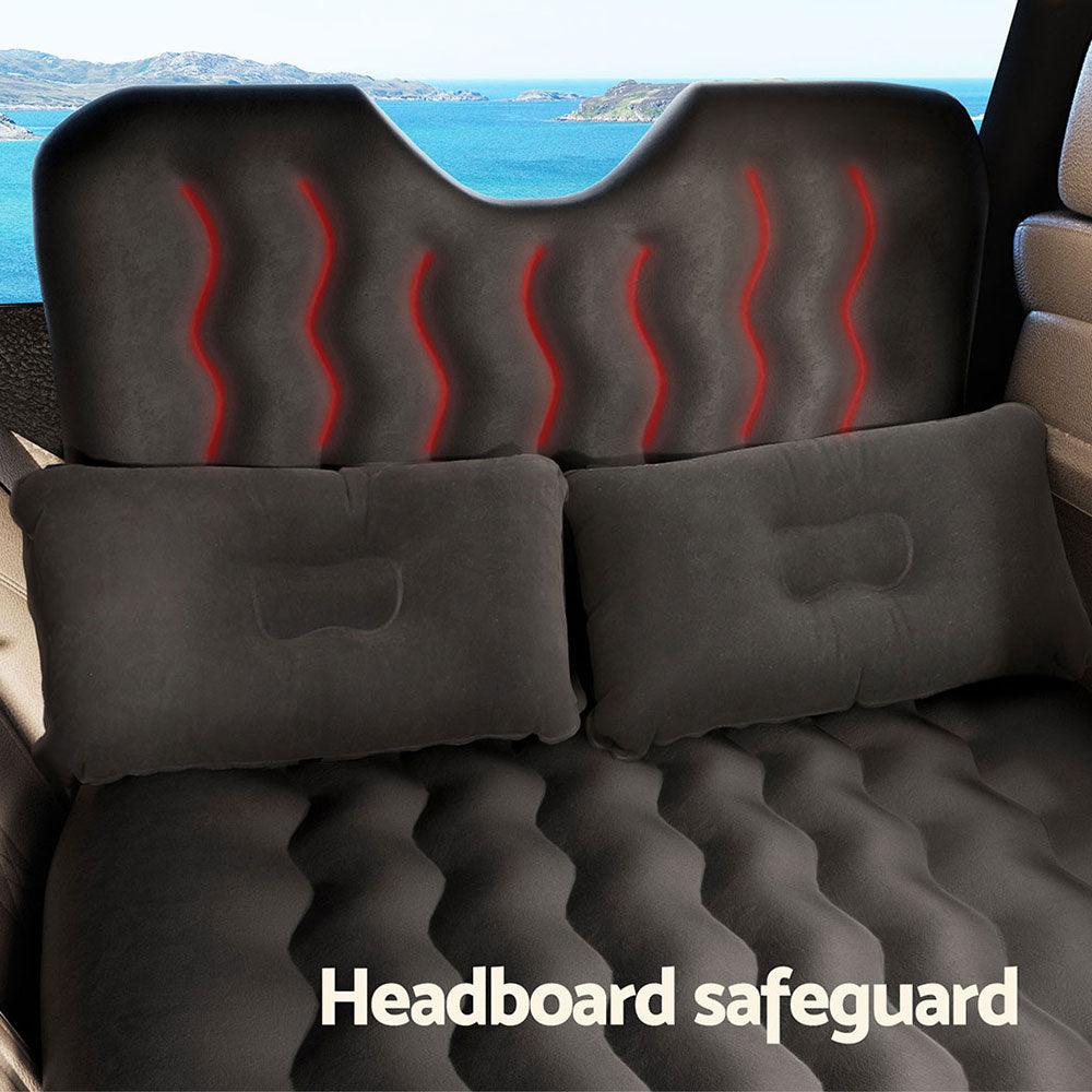 Weisshorn Car Mattress 176x80 Inflatable SUV Back Seat Camping Bed Charcoal - Harrogates