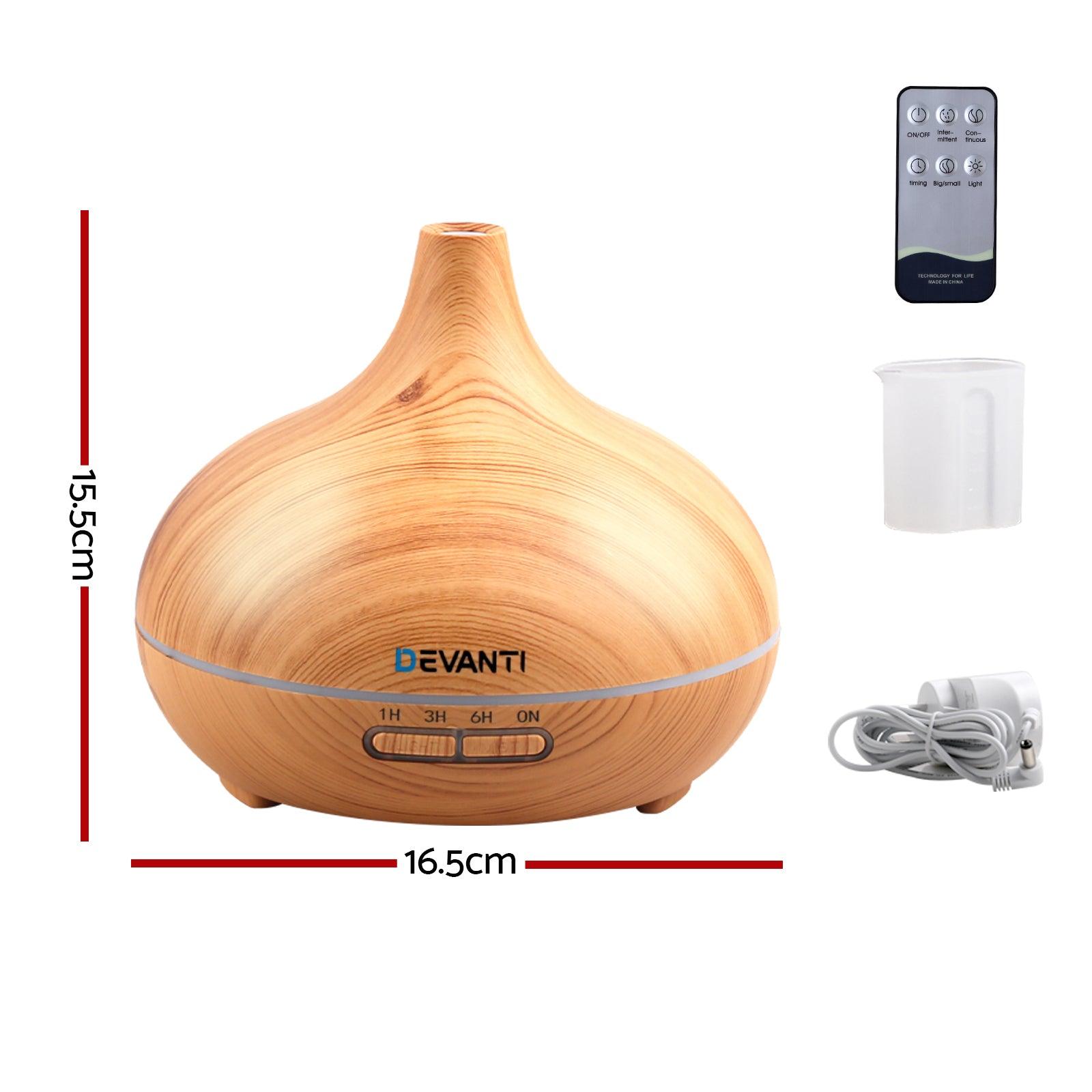 Devanti Aroma Diffuser Aromatherapy Humidifier 300ml - Harrogates