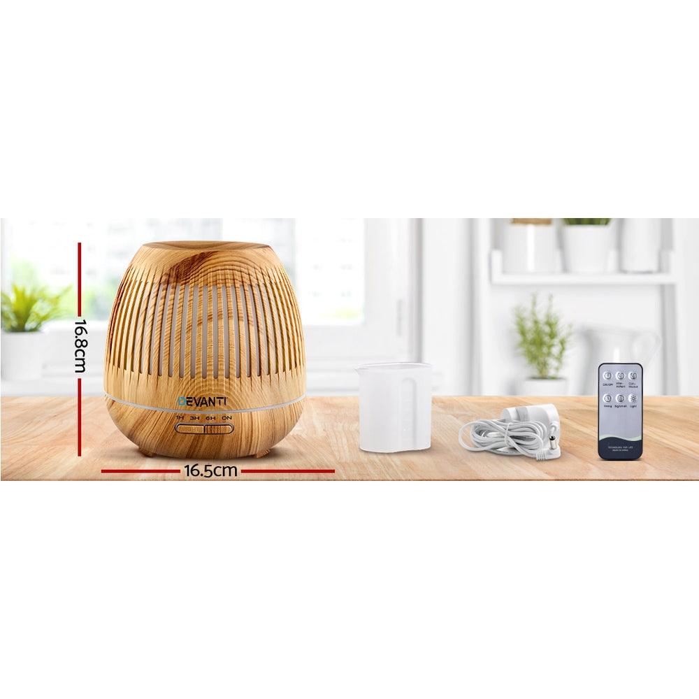 Devanti Aroma Diffuser Aromatherapy Humidifier 400ml - Harrogates