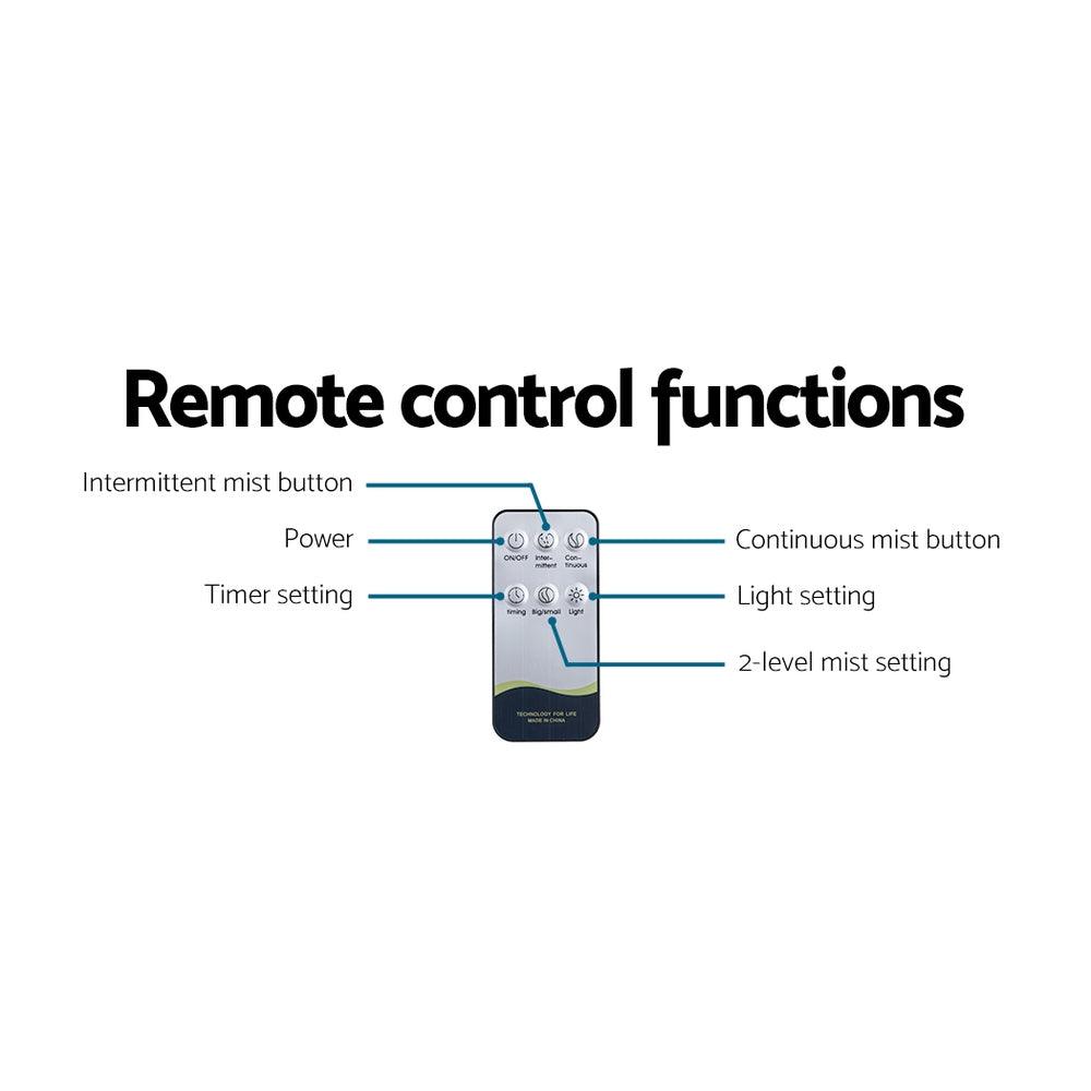 Devanti Aroma Diffuser Aromatherapy Humidifier 400ml - Harrogates