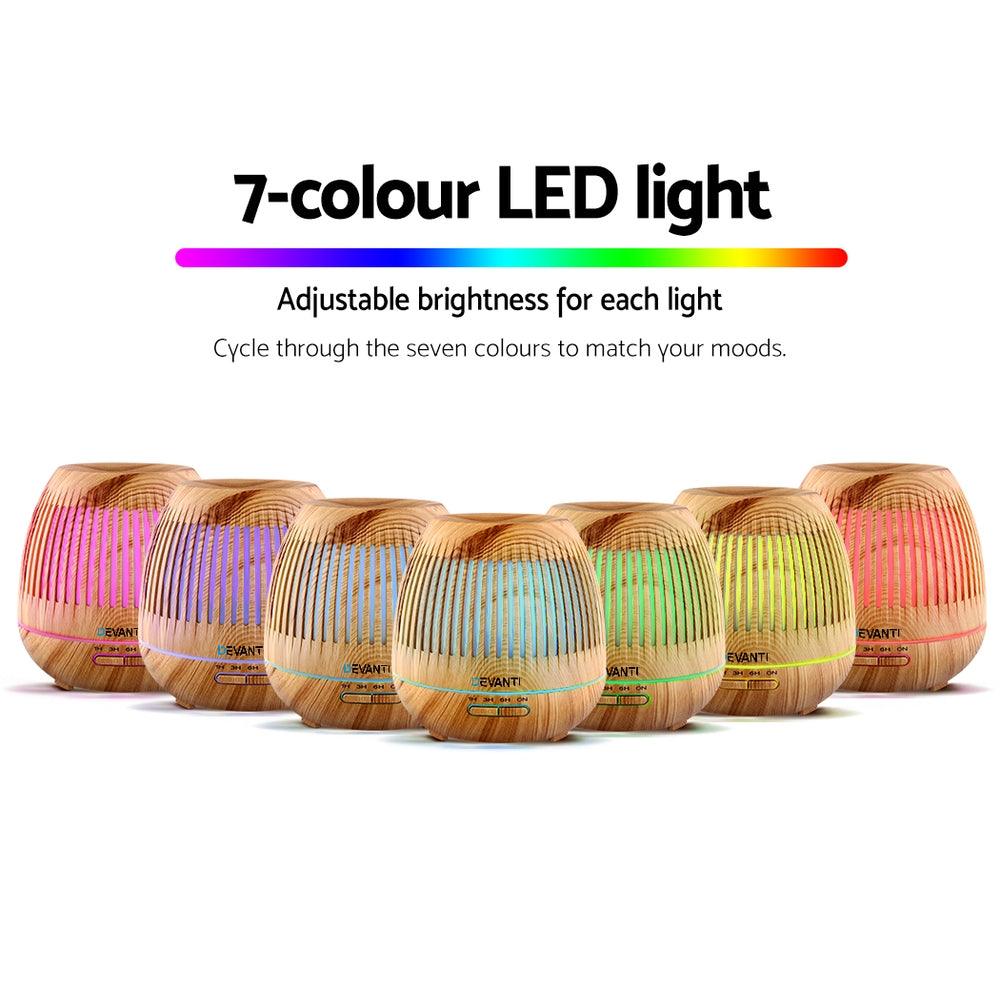 Devanti Aroma Diffuser Aromatherapy Humidifier 400ml - Harrogates