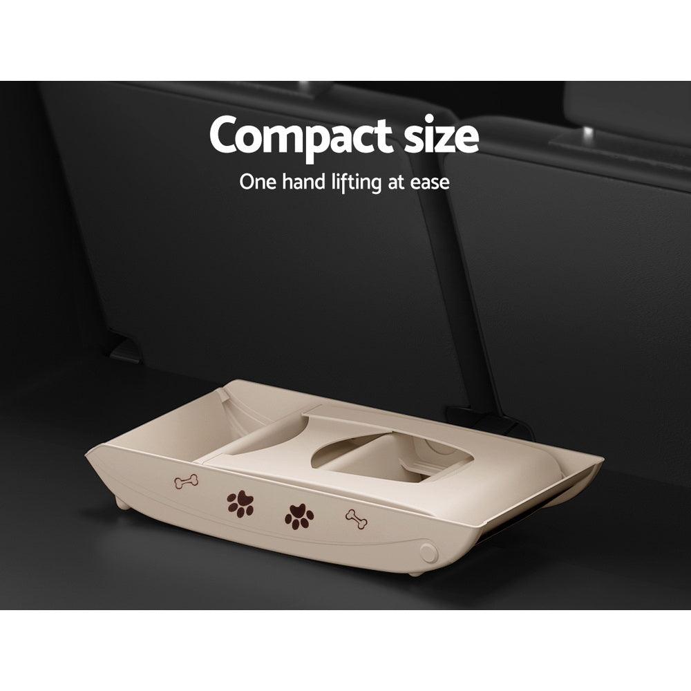 i.Pet Dog Ramp Steps For Bed Sofa Car Pet Stairs Ladder Portable Foldable Beige - Harrogates