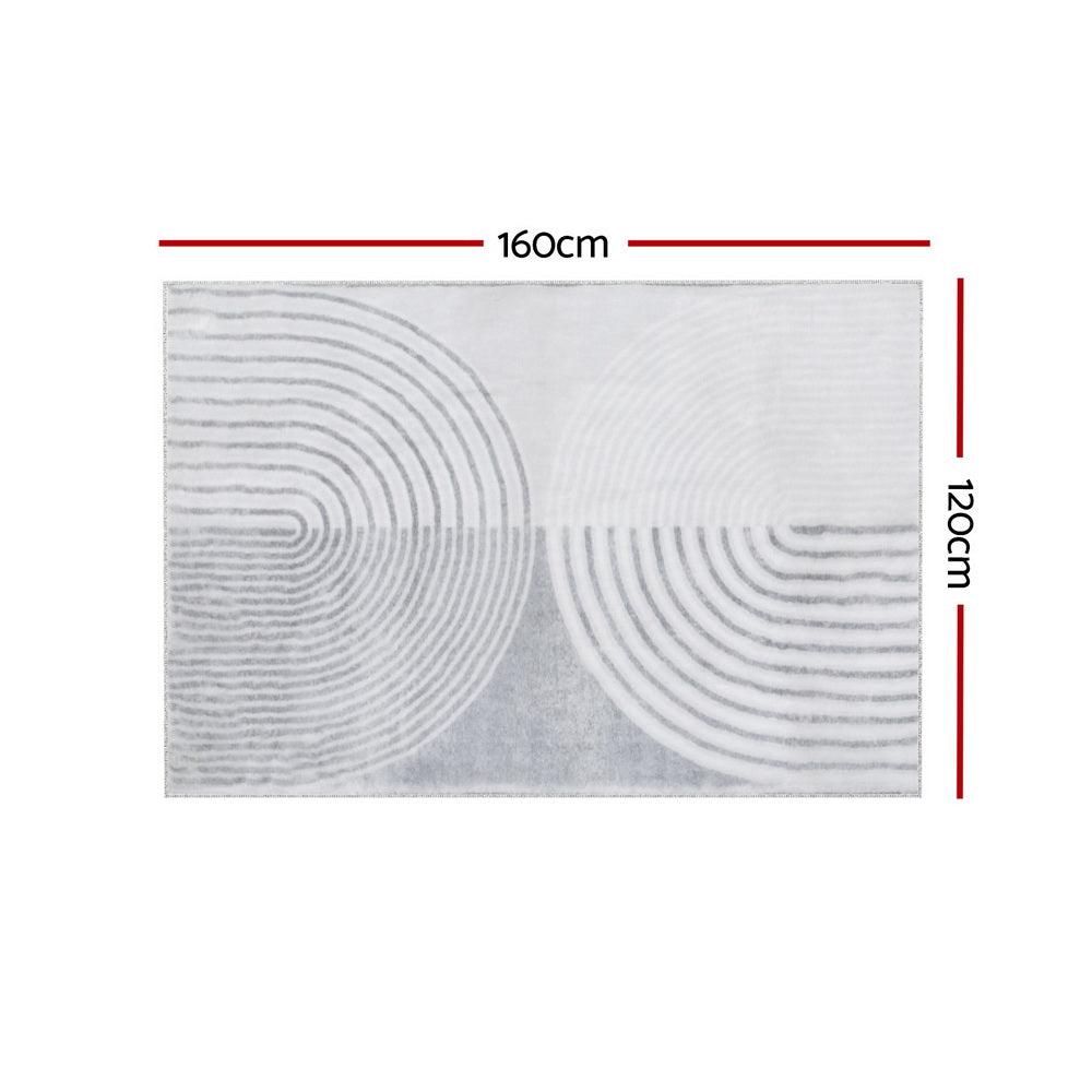 Artiss Floor Rugs 120x160cm Washable Area Mat Large Carpet Faux Rabbit Fur Cyril - Harrogates