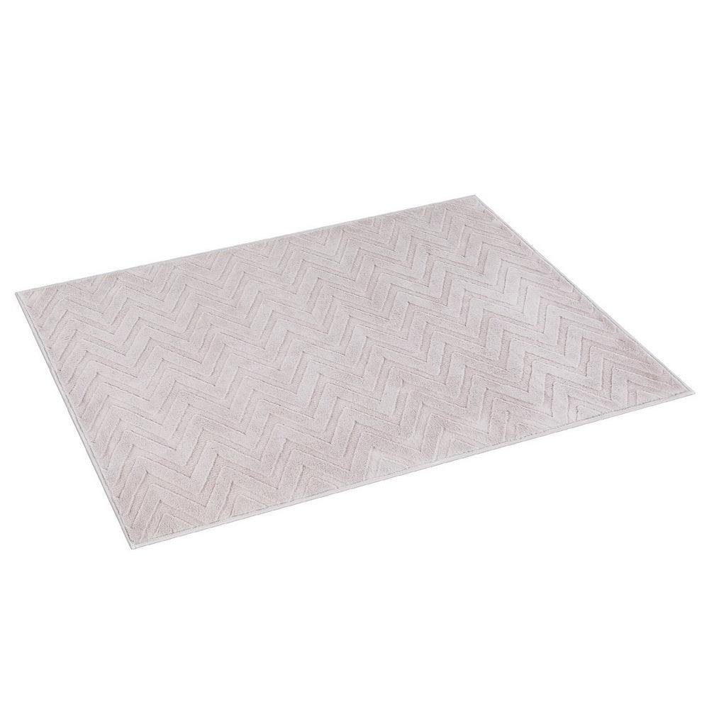 Artiss Floor Rugs 120x160cm Washable Area Mat Large Carpet Microfiber Ripple - Harrogates
