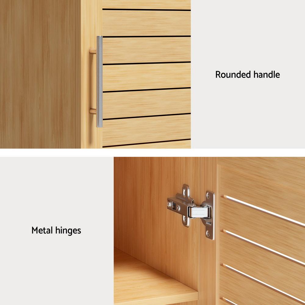 Artiss Bathroom Storage Cabinet 70cm Medicine 2 Tier Shelf Wall Mounted JILL - Harrogates