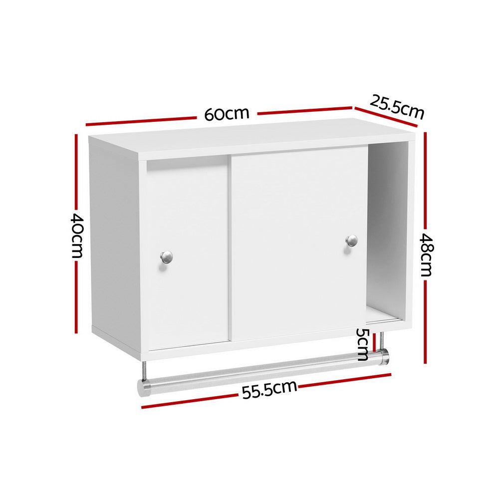 Artiss Bathroom Storage Cabinet Wall Mounted Cupboard Vanity Medicine Organiser - Harrogates