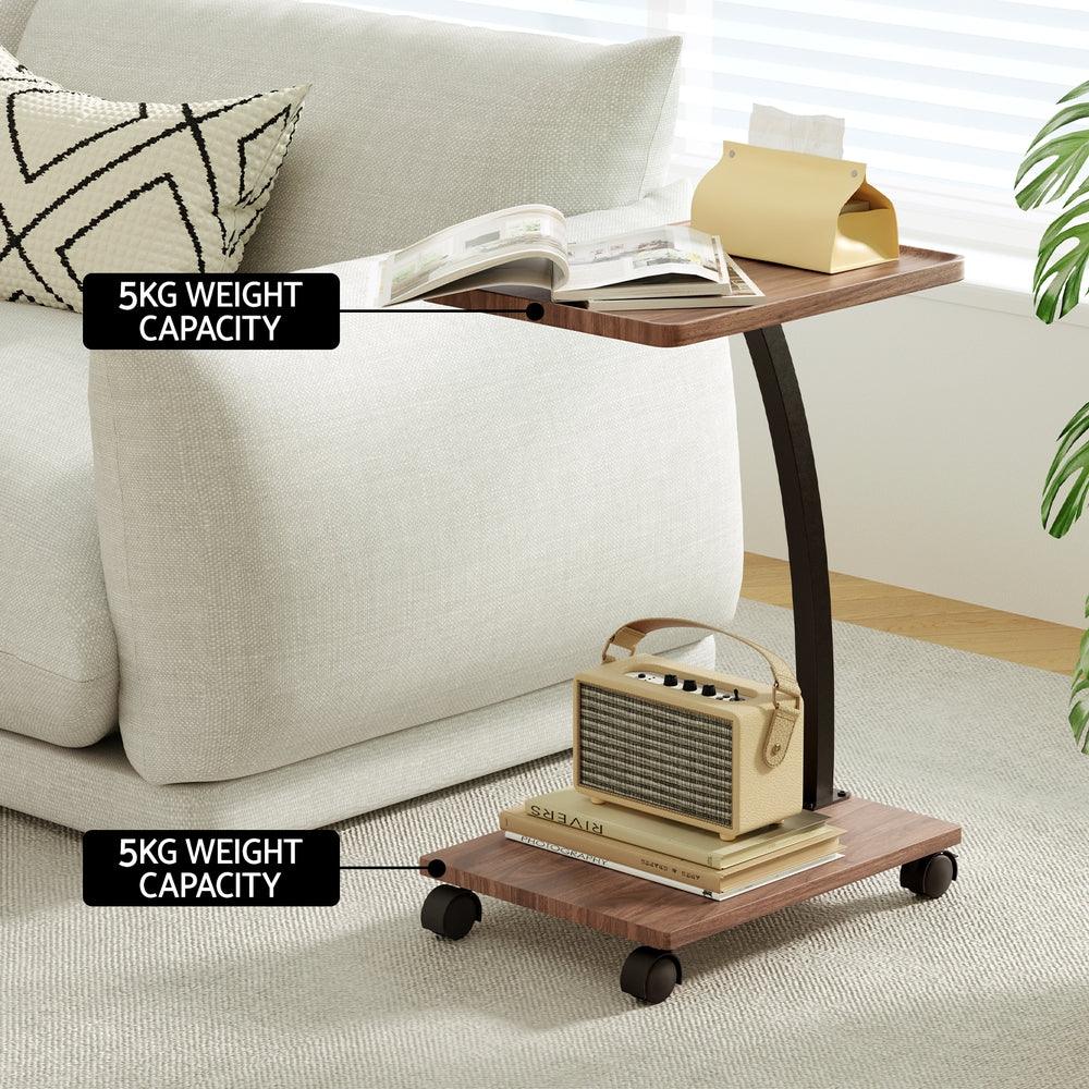 Artiss Coffee Table C Shaped - Harrogates