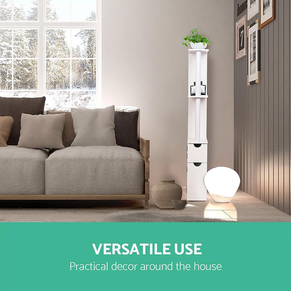 Artiss Bathroom Cabinet Storage 118cm Shelf White - Harrogates