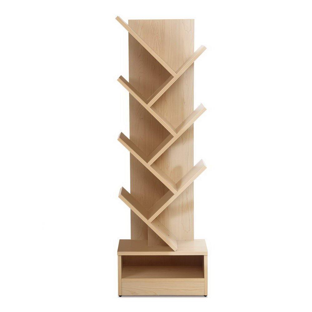 Artiss Tree Bookshelf 7 Tiers - ECHO Oak - Harrogates