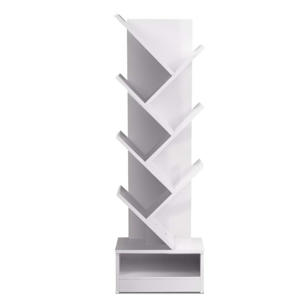 Artiss Tree Bookshelf 7 Tiers - ECHO White - Harrogates
