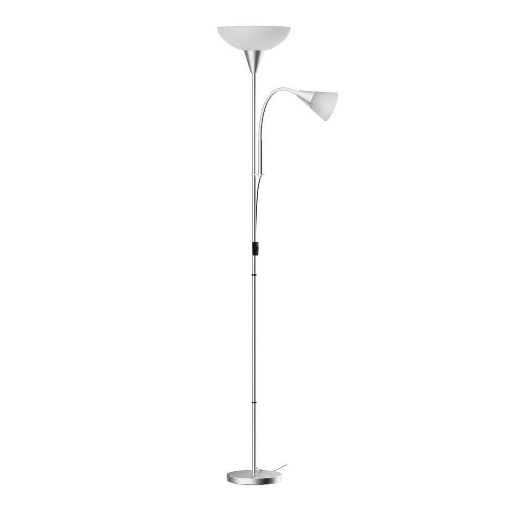 Artiss Floor Lamp Mother and Child Modern Home Living Room Office Reading Silver - Harrogates