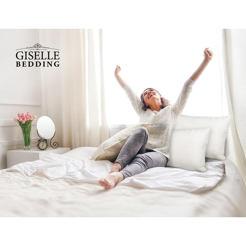 Giselle Bedding Memory Foam Pillow 13cm Thick Twin Pack - Harrogates