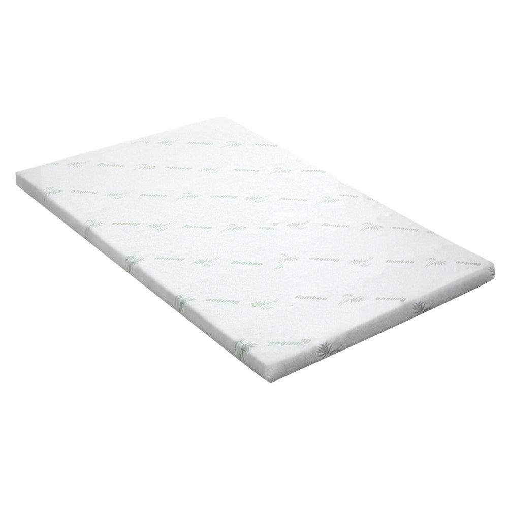 Giselle Bedding Memory Foam Mattress Topper Cool Gel 5cm Single - Harrogates