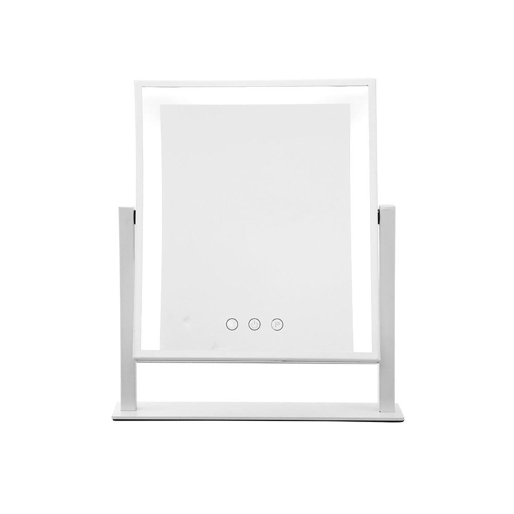 Embellir Makeup Mirror 25x30cm Hollywood Vanity with LED Light Rotation White - Harrogates