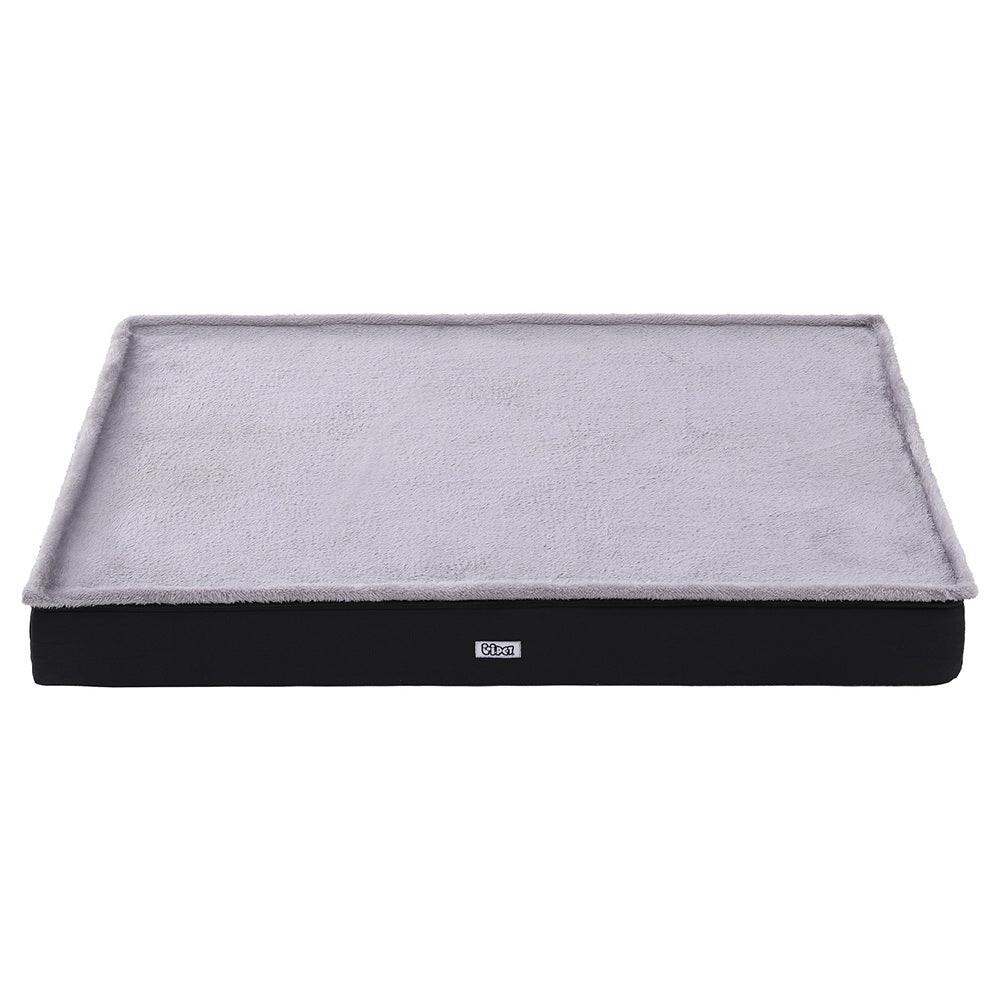 i.Pet Pet Bed Dog Cat Large Calming Soft Sofa Foam Cushion Washable Cover Grey - Harrogates