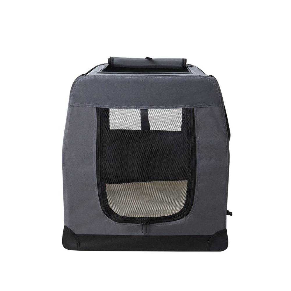 i.Pet Pet Carrier Soft Crate Dog Cat Travel 82x58CM Portable Foldable Car XL - Harrogates
