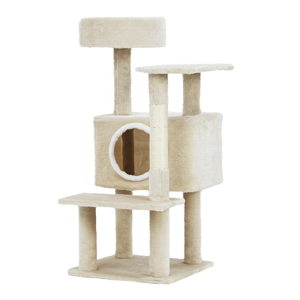 i.Pet Cat Tree 90cm Scratching Post Tower Scratcher Wood Condo House Bed Trees - Harrogates
