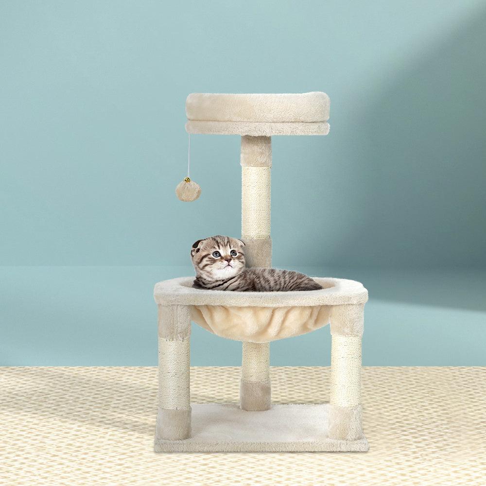 i.Pet Cat Tree 69cm Scratching Post Tower Scratcher Wood Condo Toys House Bed - Harrogates