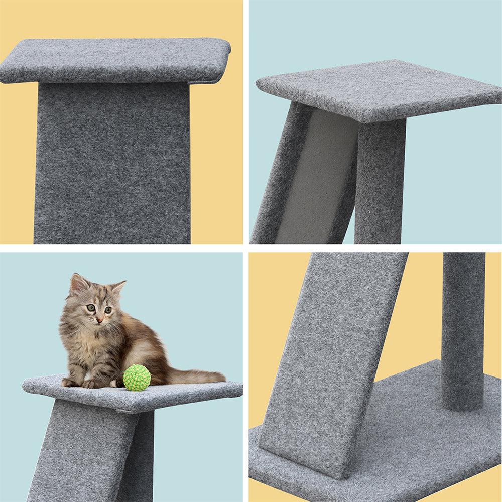 i.Pet Cat Tree 82cm Scratching Post Tower Scratcher Condo Trees Climb House - Harrogates