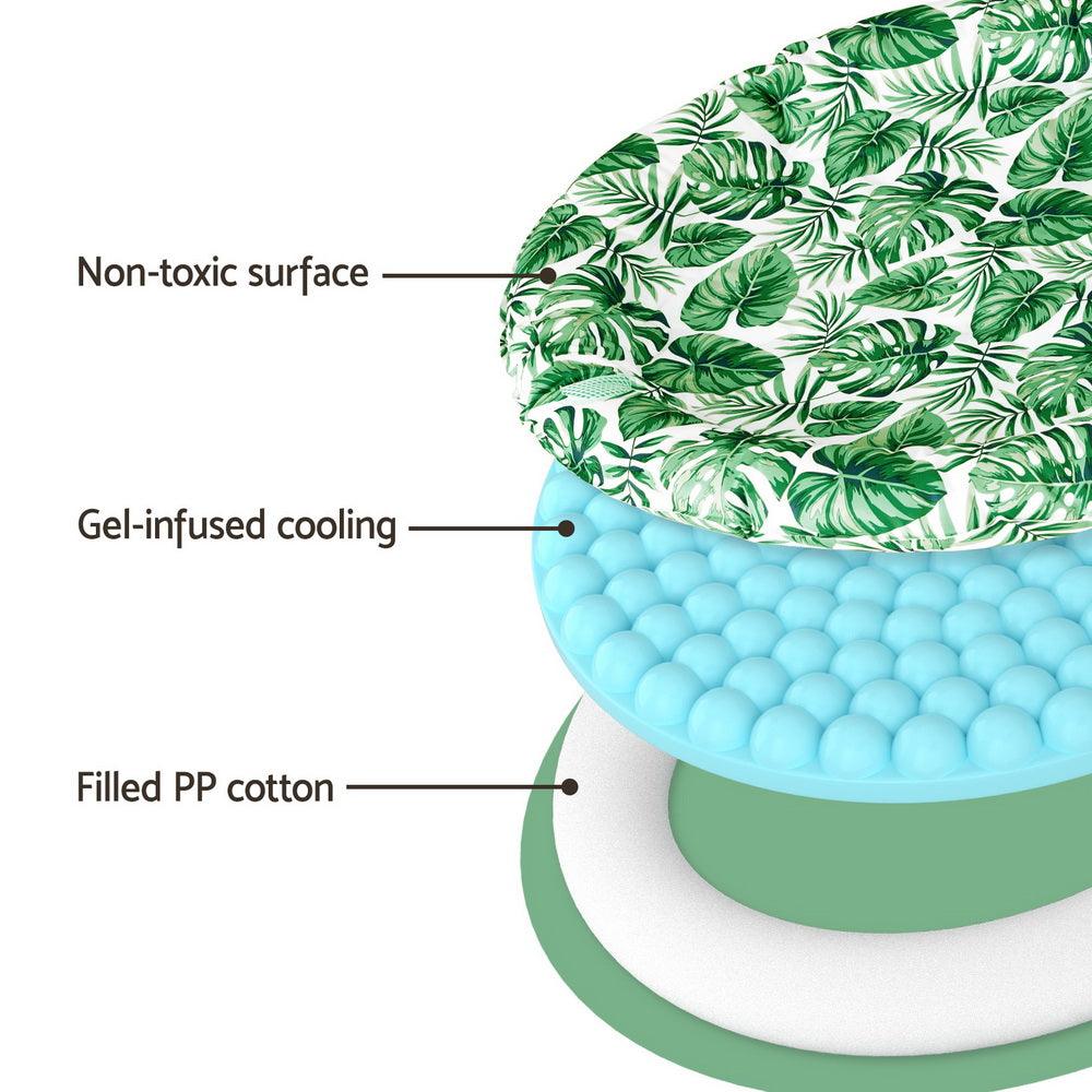 i.Pet Pet Cooling Mat Gel Dog Cat Self-cool Puppy Large Round Bed Summer Cushion - Harrogates