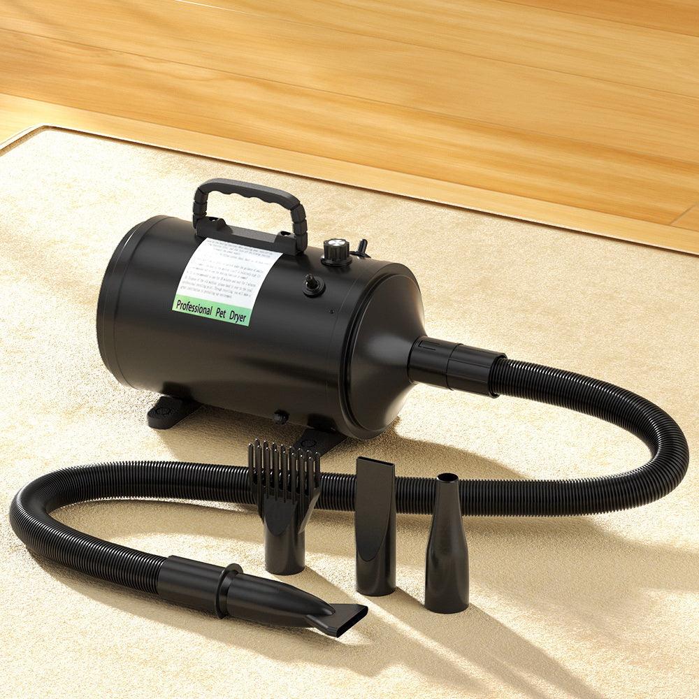 i.Pet Pet Hair Dryer Dog Cat Grooming Speed Blower Hairdryer Heater Low Noise - Harrogates