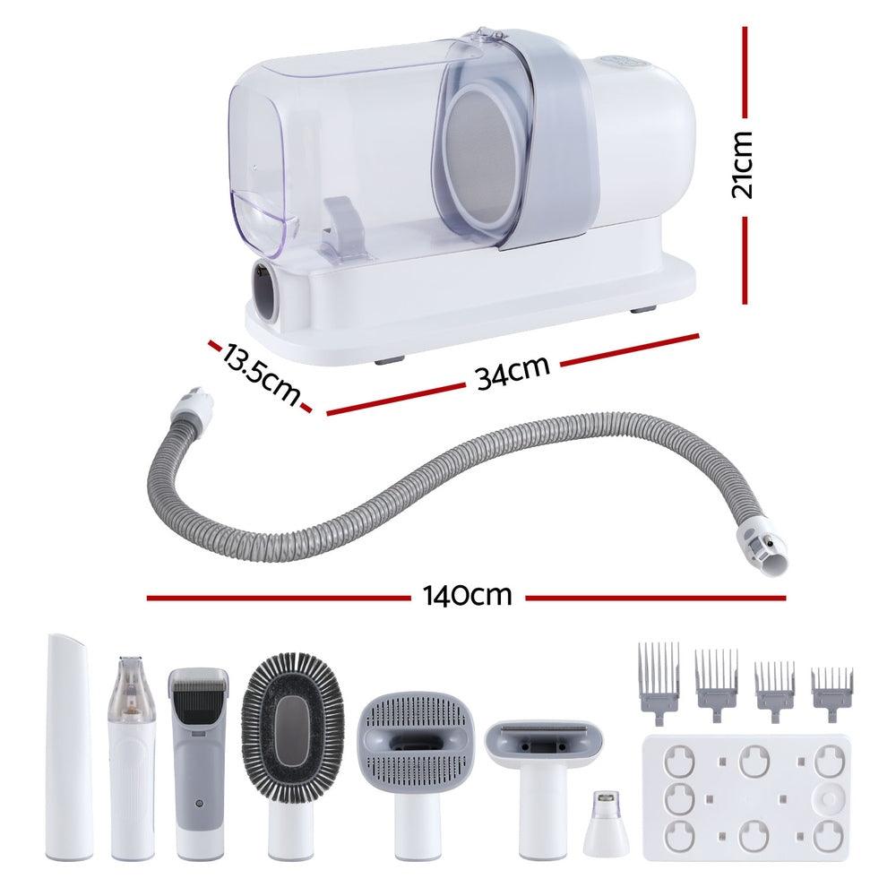 i.Pet Pet Grooming Kit Vacuum Dog Cat Hair Dryer Remover Clipper Brushes Cleaning - Harrogates