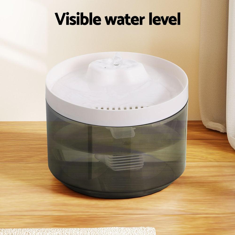 i.Pet Pet Water Fountain Feeder Dispenser Filter Dog Cat Drinking Automatic 2.2L - Harrogates