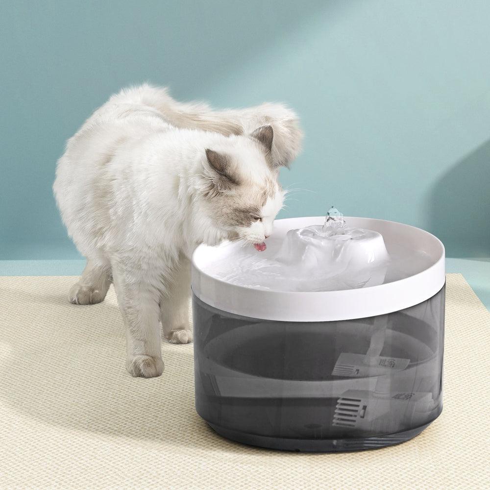 i.Pet Pet Water Fountain Feeder Dispenser Filter Dog Cat Drinking Automatic 2.2L - Harrogates