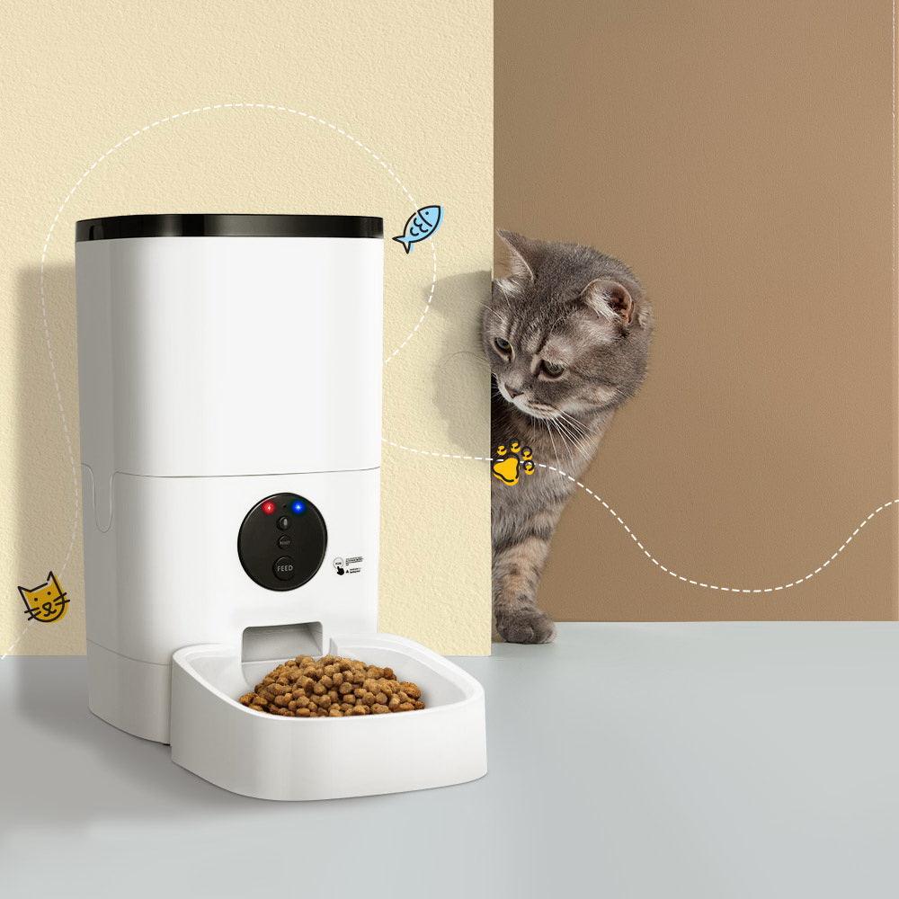 i.Pet Automatic Pet Feeder 6L Wifi Auto Dog Cat Smart Food Dispenser Timer - Harrogates