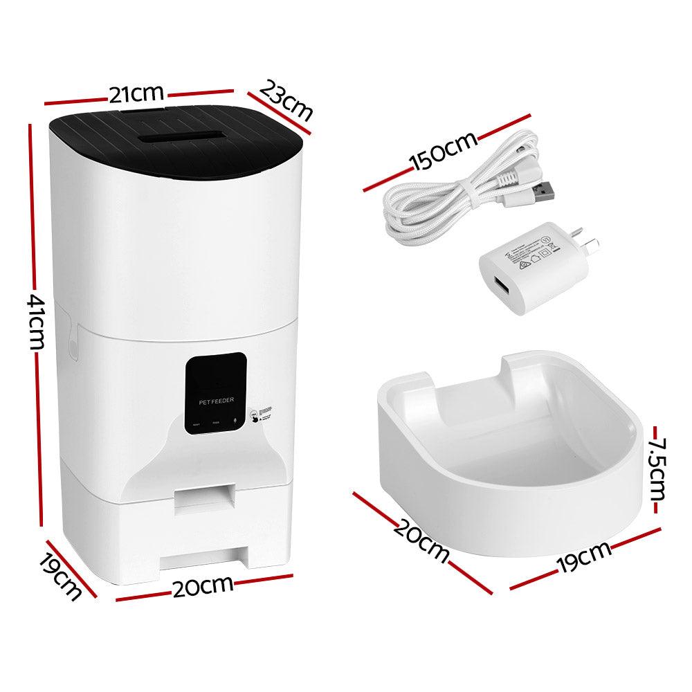 i.Pet Automatic Pet Feeder 9L Wifi Auto Dog Cat Feeder Smart Food Dispenser Timer - Harrogates