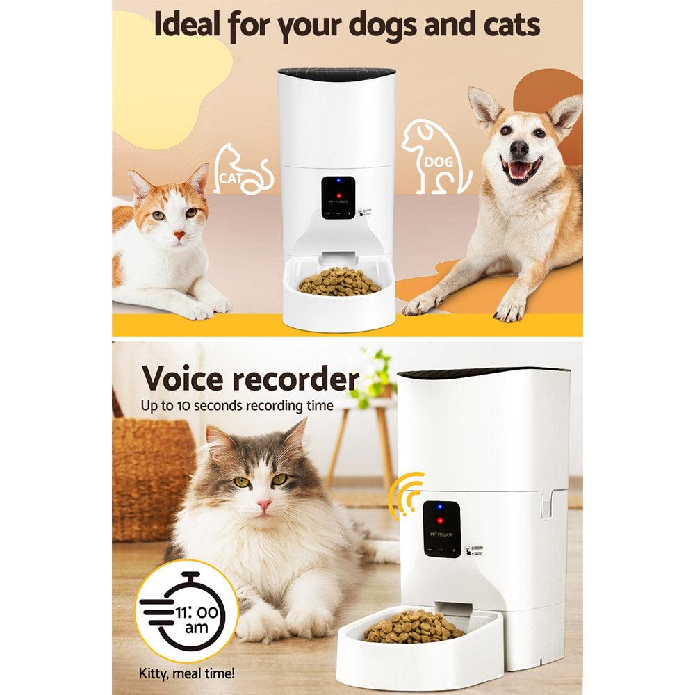 i.Pet Automatic Pet Feeder 9L Wifi Auto Dog Cat Feeder Smart Food Dispenser Timer - Harrogates