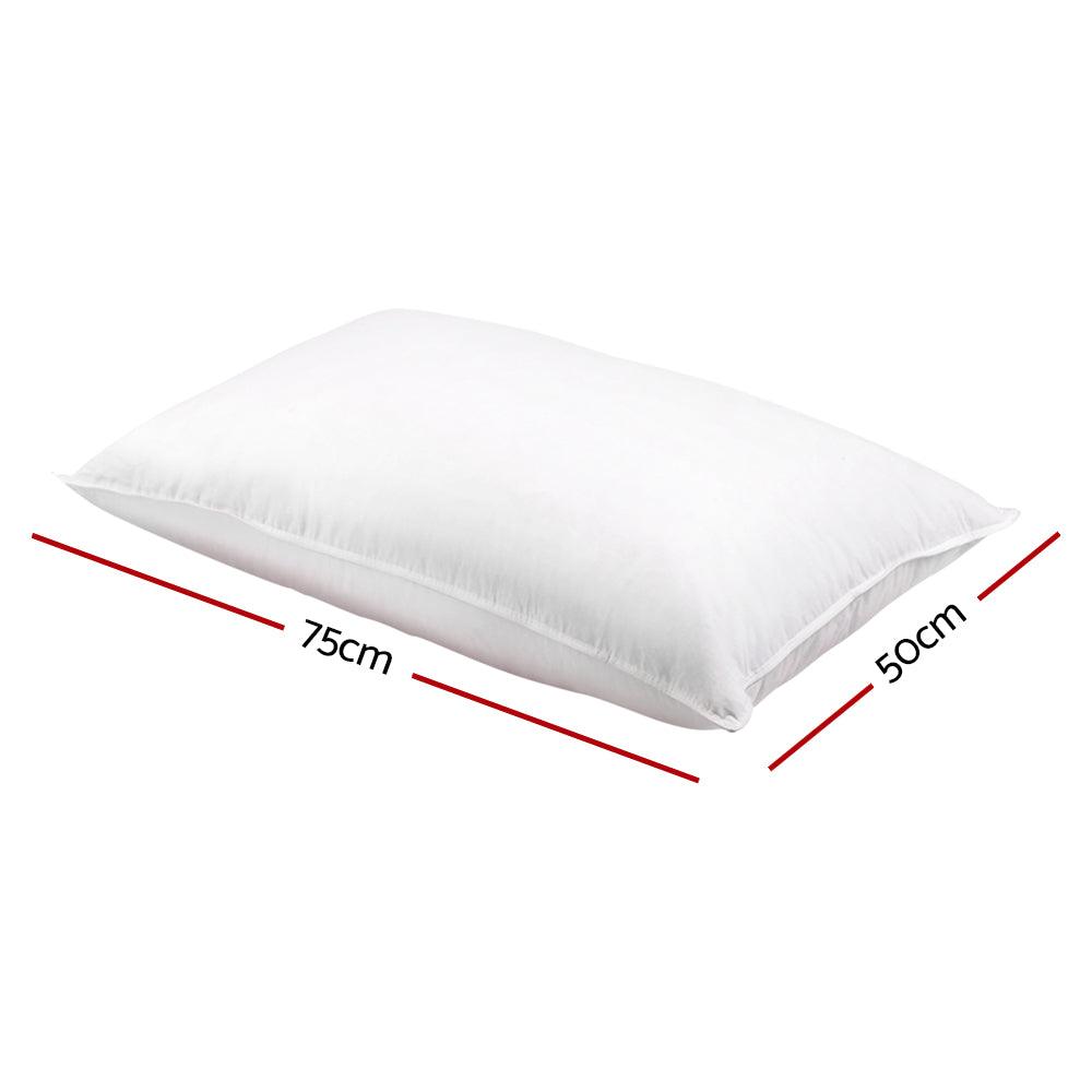 Giselle Bedding Duck Feather Down Pillow Twin Pack - Harrogates