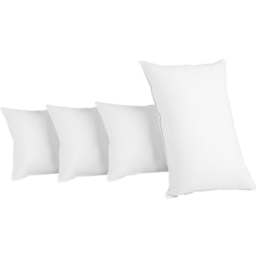 Giselle Bedding 4 Pack Bed Pillow Family Hotel 50X90CM - Harrogates